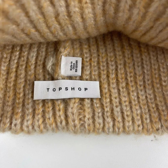 Topshop Women's Knit Beanie Rolled Hat - Picture 3 of 3